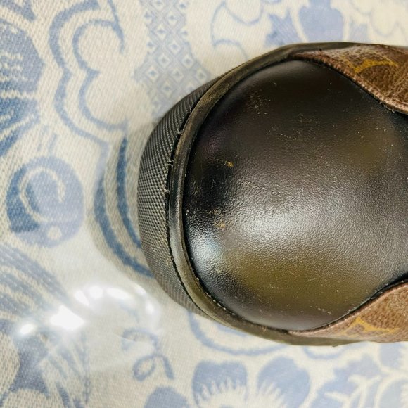 Louis Vuitton "Miami" Brown Ankle Boots (size 38 EU - flat heel) - Picture 9 of 16